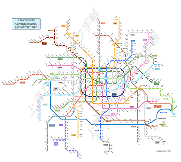 上海地下鉄路線図