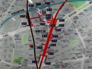 徐家匯駅周辺図