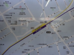 宝山路駅周辺図