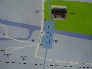 酔白池駅周辺図（出入り口）