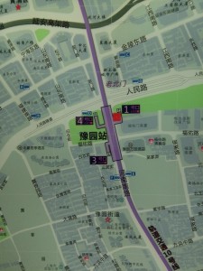 豫園駅周辺図