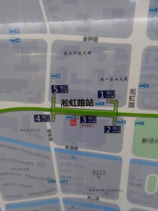 淞虹路駅周辺図