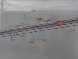 外環路駅構内図