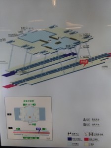 莘庄駅構内図