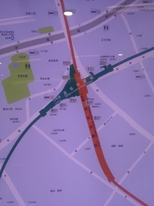 龍華中路駅周辺図