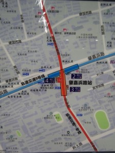 肇嘉浜路駅周辺図