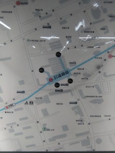 打浦橋路駅周辺図