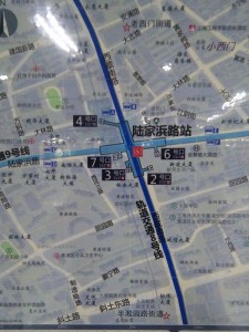 陸家浜路駅周辺図