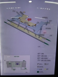 龍漕路駅構内図（12号線）