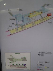 自然博物館駅構内図