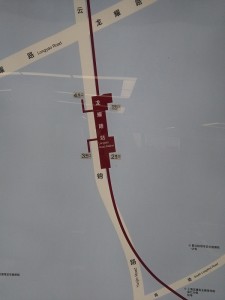 龍耀路周辺図（出入り口）