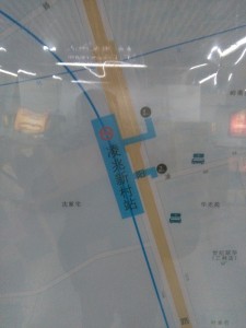 凌兆新村駅周辺図（出入り口）