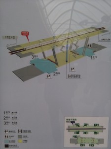 秀沿路駅構内図