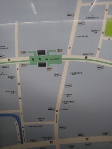 恵南駅周辺図（出入り口）