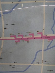 金運路駅周辺図(出入り口)