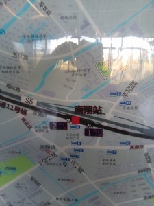 南翔駅周辺図（出入り口）