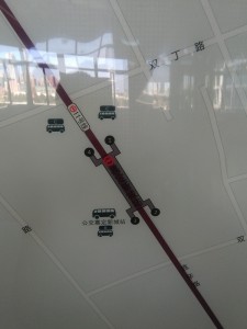 嘉定新城駅周辺図（出入り口）