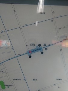 合川路駅周辺図(出入り口)