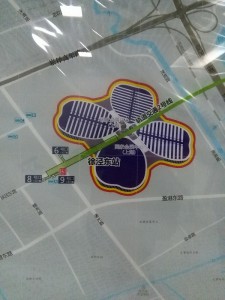 国家会展中心駅周辺図(出入り口)