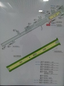 国家会展中心駅構内図
