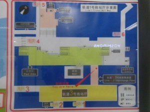 上海南站駅乗換図