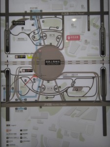 上海南駅ターミナル周辺図
