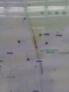 中興路駅周辺図（出入り口）