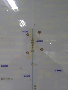 市光路周辺図（出入り口）