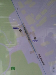 黄興公園駅周辺図(出入り口)