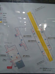殷高西路駅構内図