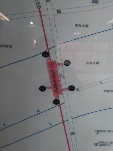 宝安公路駅周辺図（出入り口）