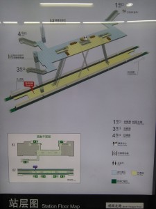 楊高北路駅構内図