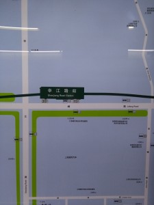 申江路駅周辺図(出入り口)