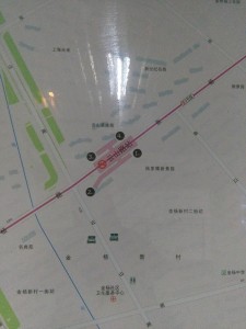雲山路駅周辺図（出入り口）