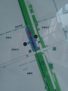 剣川路駅周辺図（出入り口）