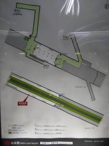 創新中路駅構内図