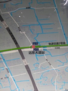 遠東大道駅周辺図（出入り口）