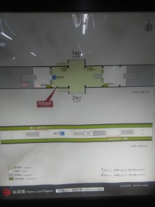 遠東大道駅構内図