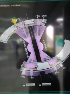 上海賽車場駅構内図