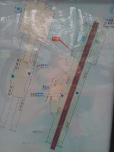 昌吉東路駅構内図