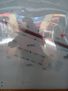 上海汽車城駅構内図