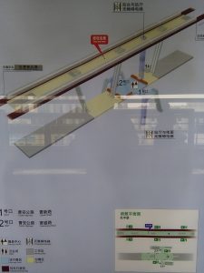 兆豊路駅構内図
