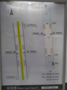 鉄力路駅構内図