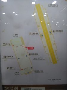 淞濱路駅構内図
