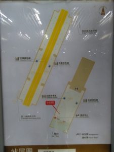 淞発路駅構内図