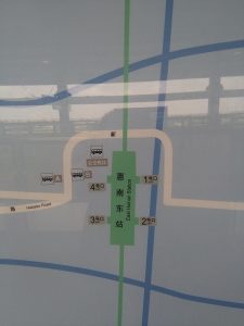 恵南東駅周辺図（出入り口）