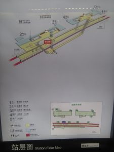 漕宝路駅構内図