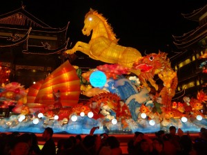 2014年春節の豫園ランタン祭り
