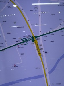 龍漕路駅周辺図