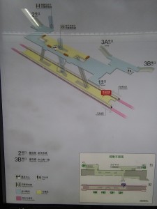 世博会博物館駅構内図